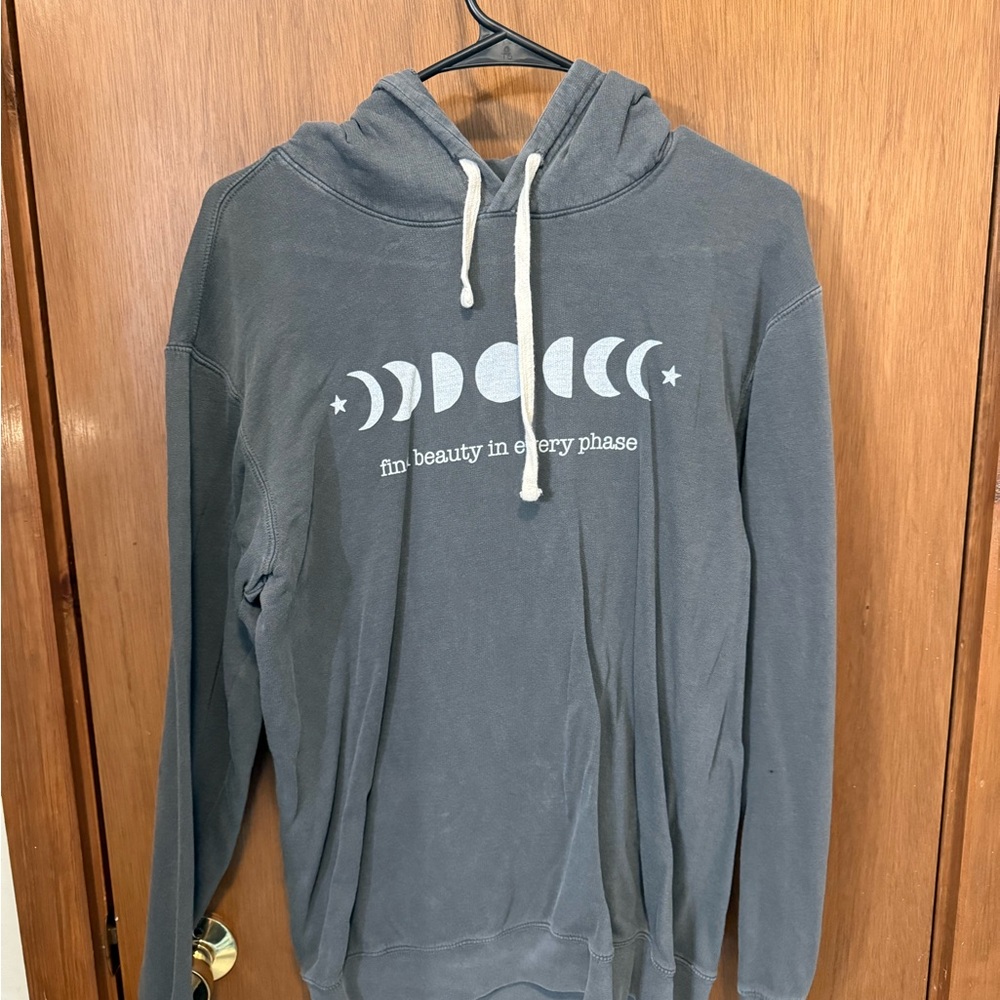 Gray Moon Phase Sweatshirt
